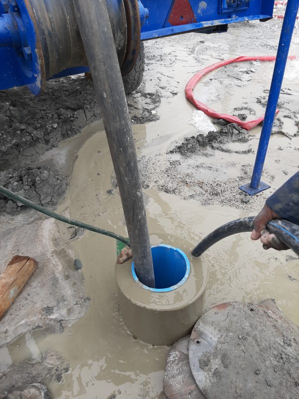 GlobiWell Borehole Grouting 20210125 105130 | Groundwater Exploration | Borehole Siting | Borehole Yield Testing | Borehole Drilling | Borehole Registration & Licensing